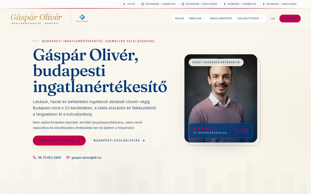 Budapesti ingatlanszakértő