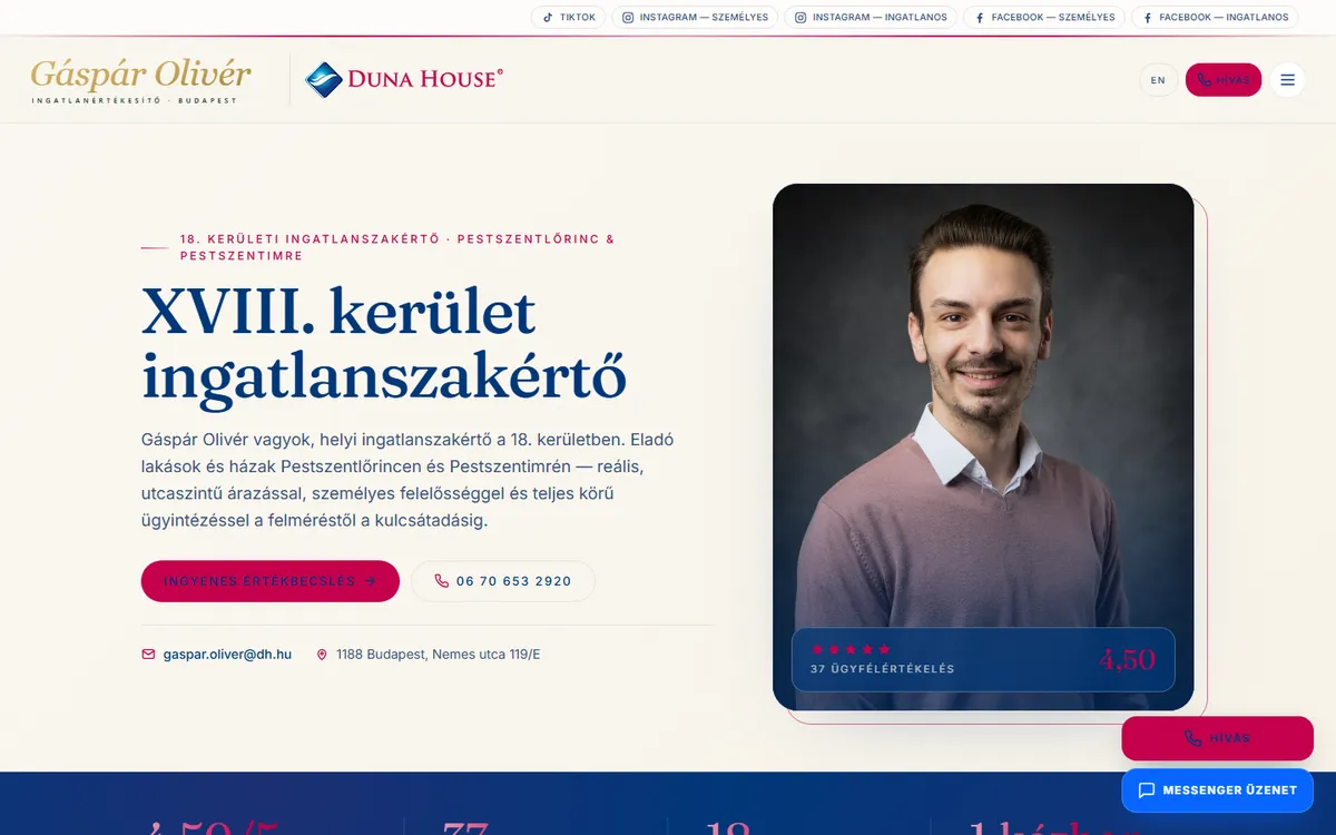 18. kerület ingatlanszakértő